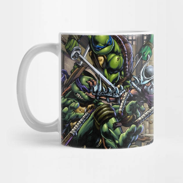 TMNT Vs Shredder - Teenage Mutant Ninja Turtles - Mug | TeePublic